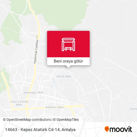 14663 - Kepez Atatürk Cd-14 harita