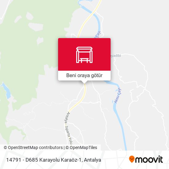 14791 - D685 Karayolu Karaöz-1 harita