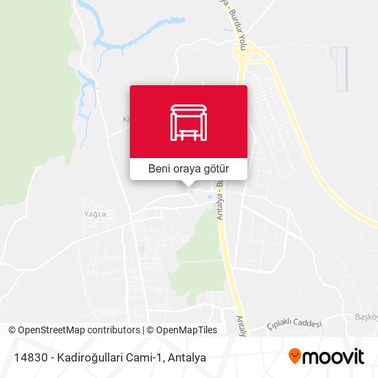 14830 - Kadiroğullari Cami-1 harita
