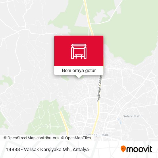 14888 - Varsak Karşiyaka Mh. harita