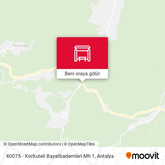 40075 - Korkuteli Bayatbademleri Mh 1 harita