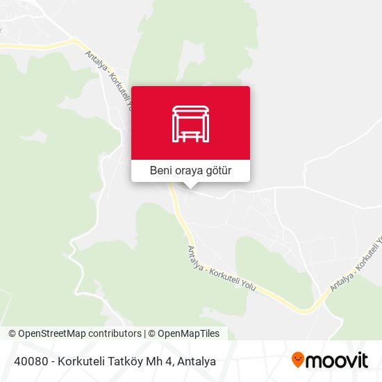 40080 - Korkuteli Tatköy Mh 4 harita