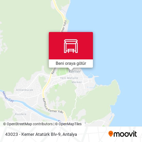 43023 - Kemer Atatürk Blv-9 harita