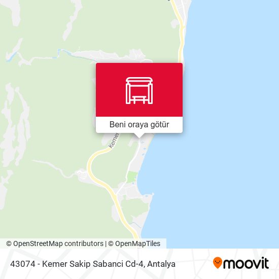 43074 - Kemer Sakip Sabanci Cd-4 harita