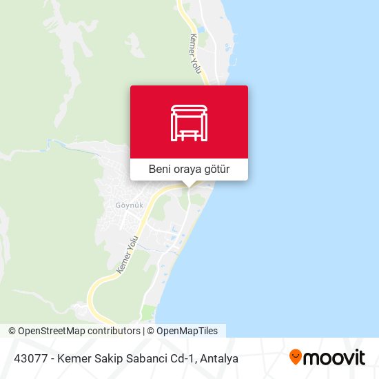 43077 - Kemer Sakip Sabanci Cd-1 harita
