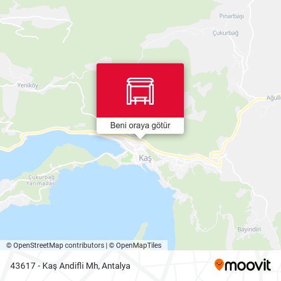 43617 - Kaş Andifli Mh harita