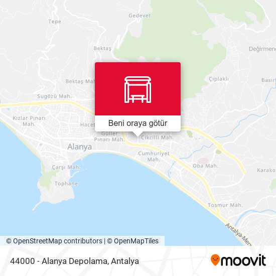 44000 - Alanya Depolama harita