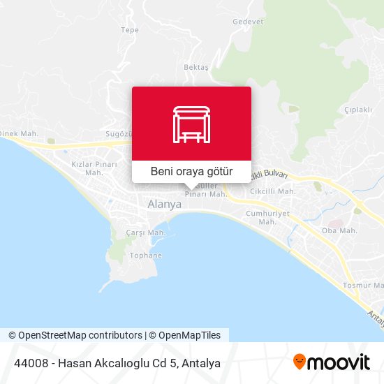 44008 - Hasan Akcalıoglu Cd 5 harita