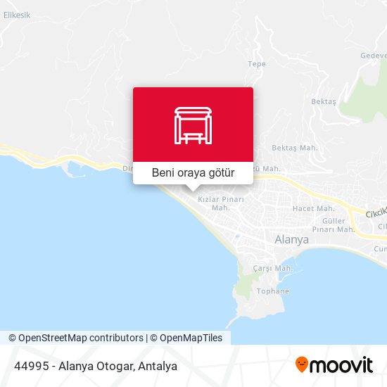 44995 - Alanya Otogar harita