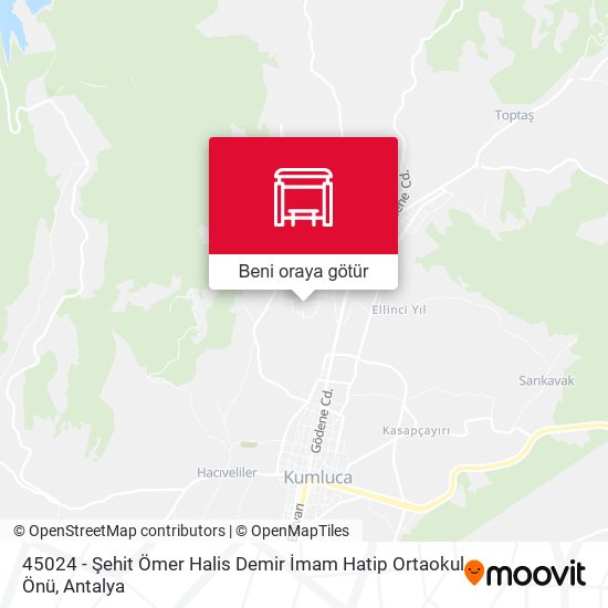 45024 - Şehit Ömer Halis Demir İmam Hatip Ortaokul Önü harita