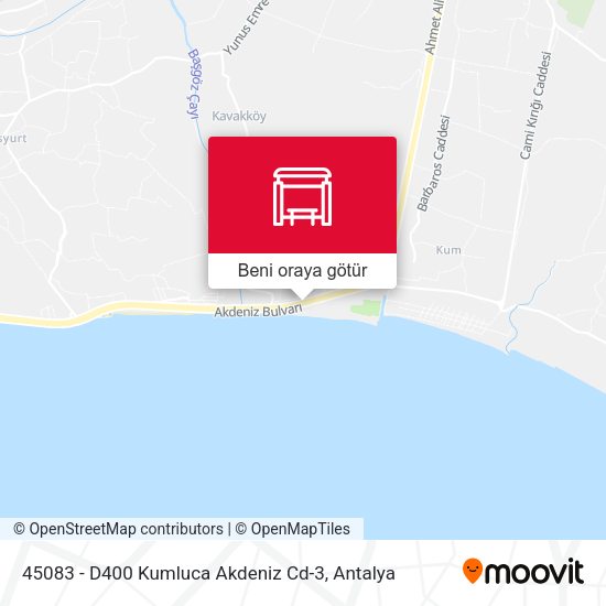 45083 - D400 Kumluca Akdeniz Cd-3 harita