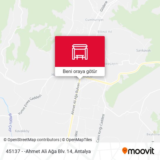 45137 - -Ahmet Ali Ağa Blv. 14 harita