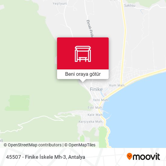 45507 - Finike İskele Mh-3 harita
