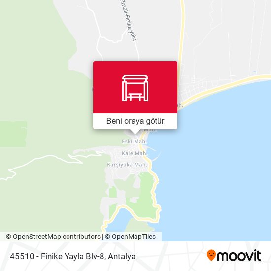 45510 - Finike Yayla Blv-8 harita