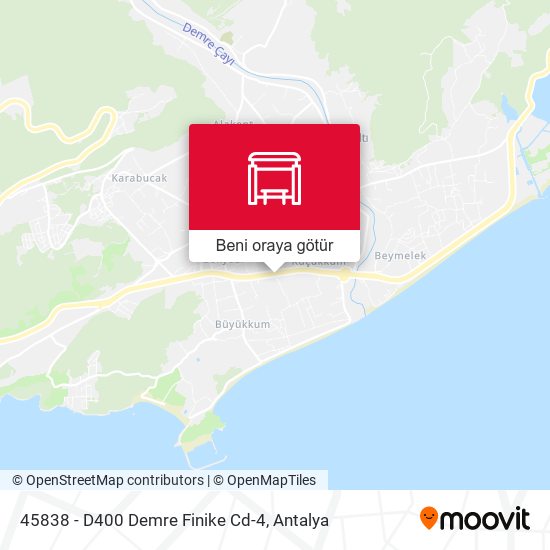 45838 - D400 Demre Finike Cd-4 harita