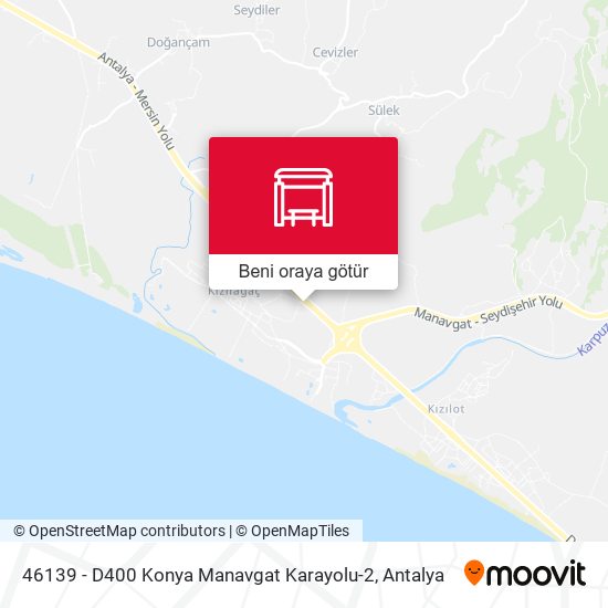 46139 - D400 Konya Manavgat Karayolu-2 harita