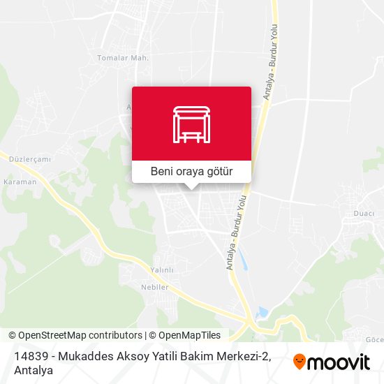 14839 - Mukaddes Aksoy Yatili Bakim Merkezi-2 harita