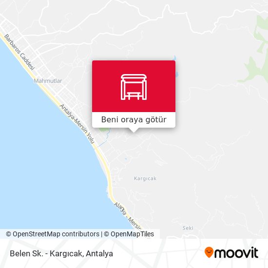 Belen Sk. - Kargıcak harita