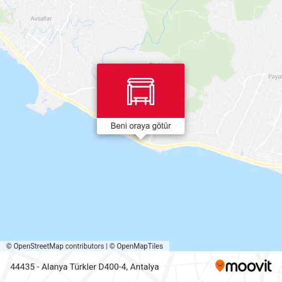 44435 - Alanya Türkler D400-4 harita