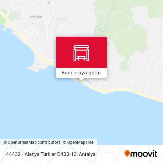 44432 - Alanya Türkler D400-13 harita