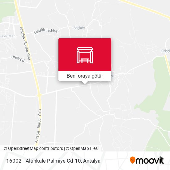 16002 - Altinkale Palmiye Cd-10 harita