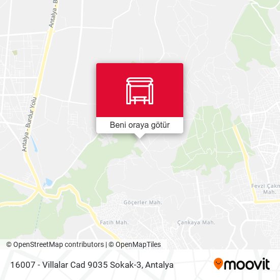 16007 - Villalar Cad 9035 Sokak-3 harita