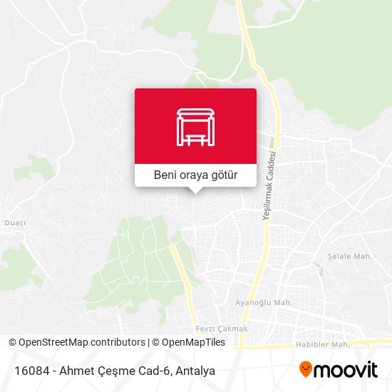 16084 - Ahmet Çeşme Cad-6 harita