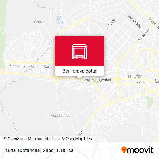 Gida Toptancilar Sitesi 1 harita