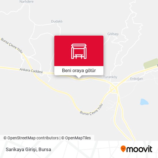 Sarikaya Girişi harita