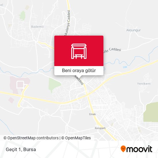 Geçit 1 harita
