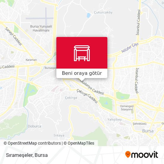 Sırameşeler harita
