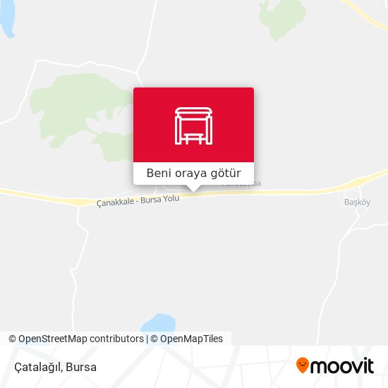Çatalağıl harita