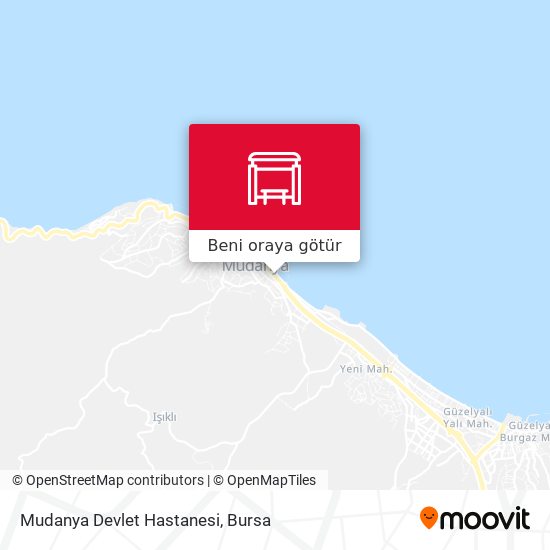 Mudanya Devlet Hastanesi harita