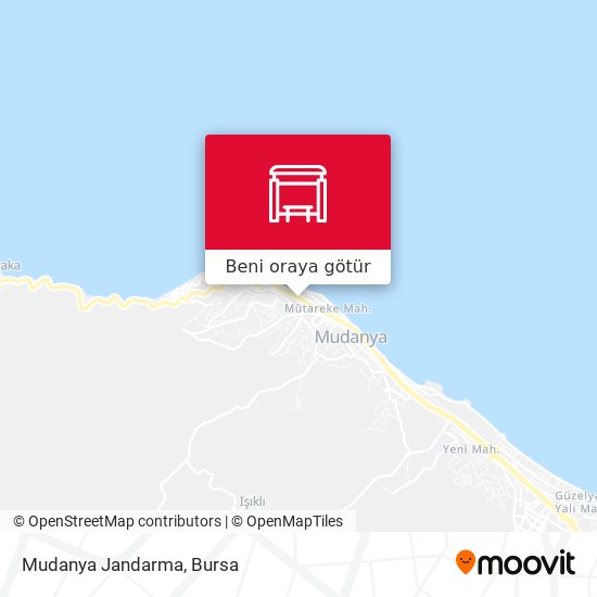 Mudanya Jandarma harita