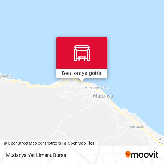 Mudanya Yat Limanı harita