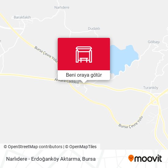 Narlıdere - Erdoğanköy Aktarma harita