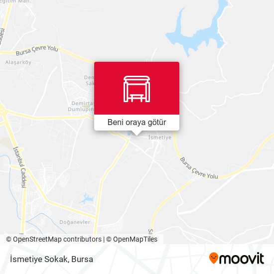 İsmetiye Sokak harita