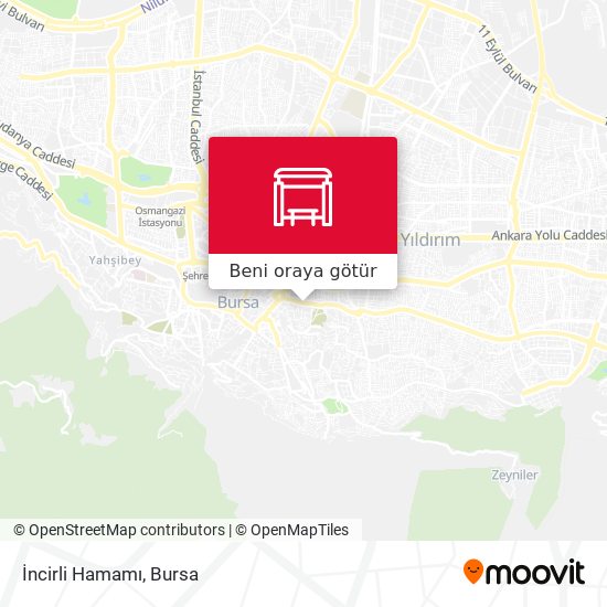 İncirli Hamamı harita