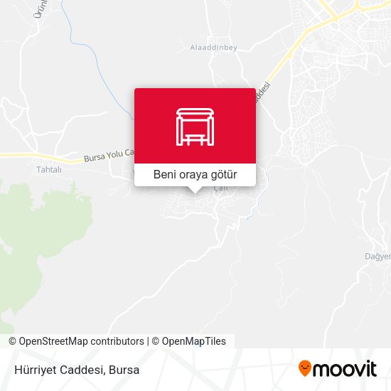 Hürriyet Caddesi harita