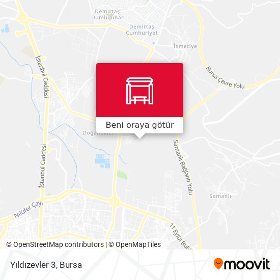 Yıldızevler 3 harita