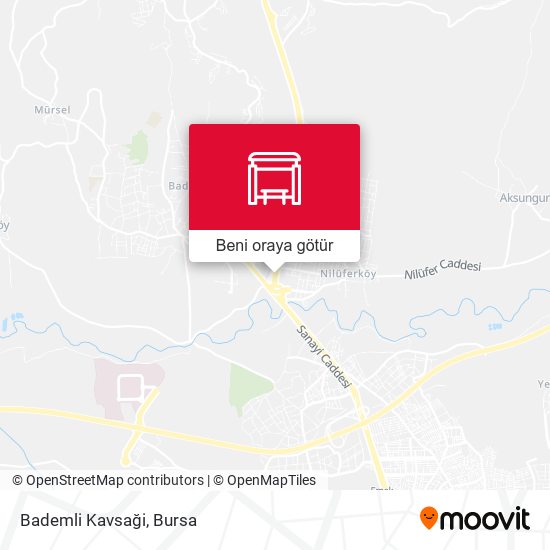 Bademli Kavsaği harita