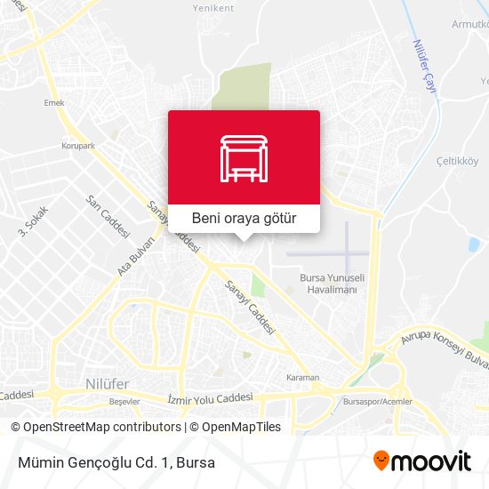 Mümin Gençoğlu Cd. 1 harita