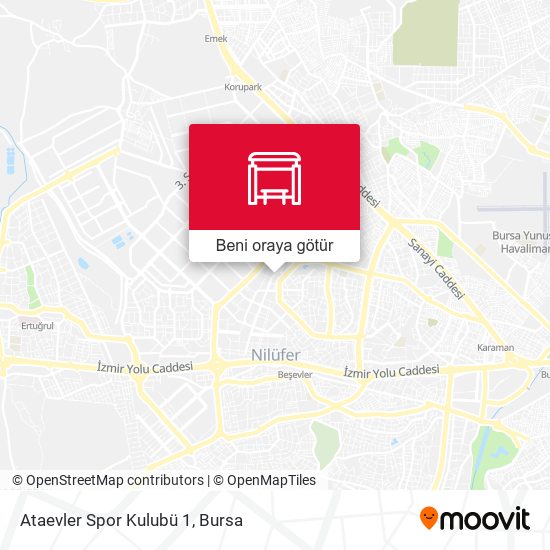 Ataevler Spor Kulubü 1 harita