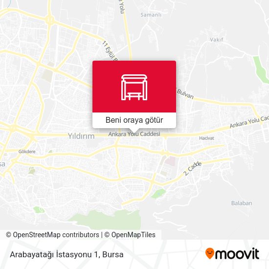 Arabayatağı İstasyonu 1 harita