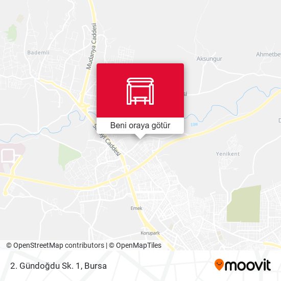 2. Gündoğdu Sk. 1 harita