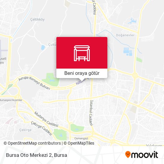 Bursa Oto Merkezi 2 harita
