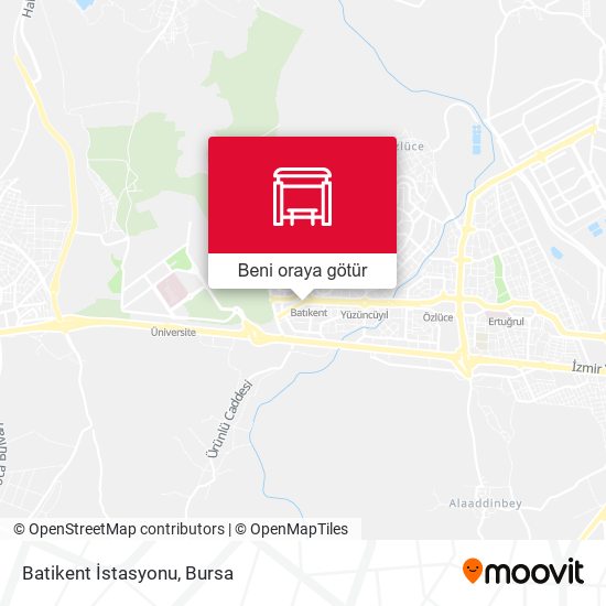 Batikent İstasyonu harita