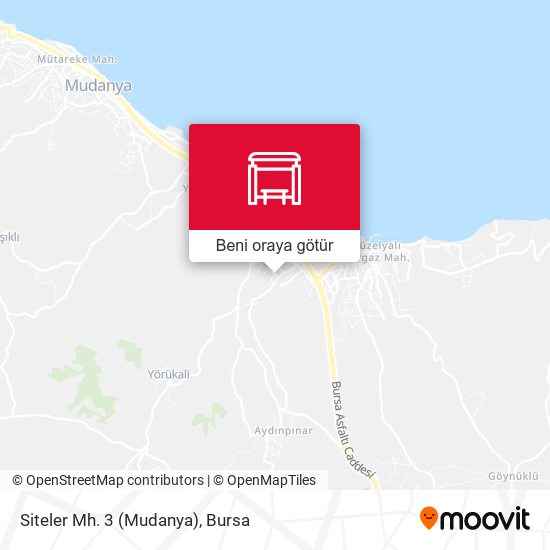 Siteler Mh. 3 (Mudanya) harita