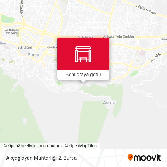 Akçağlayan Muhtarlığı 2 harita