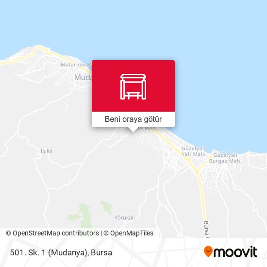 501. Sk. 1 (Mudanya) harita
